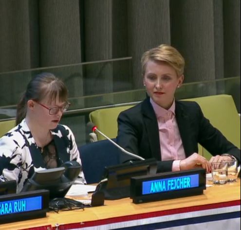 Pani Anna Fejcher i pani Monika Zakrzewska reprezentowały Polskę i PSONI w ONZ