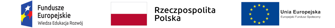 logotypy Fundusze Europejskie Polska Unia