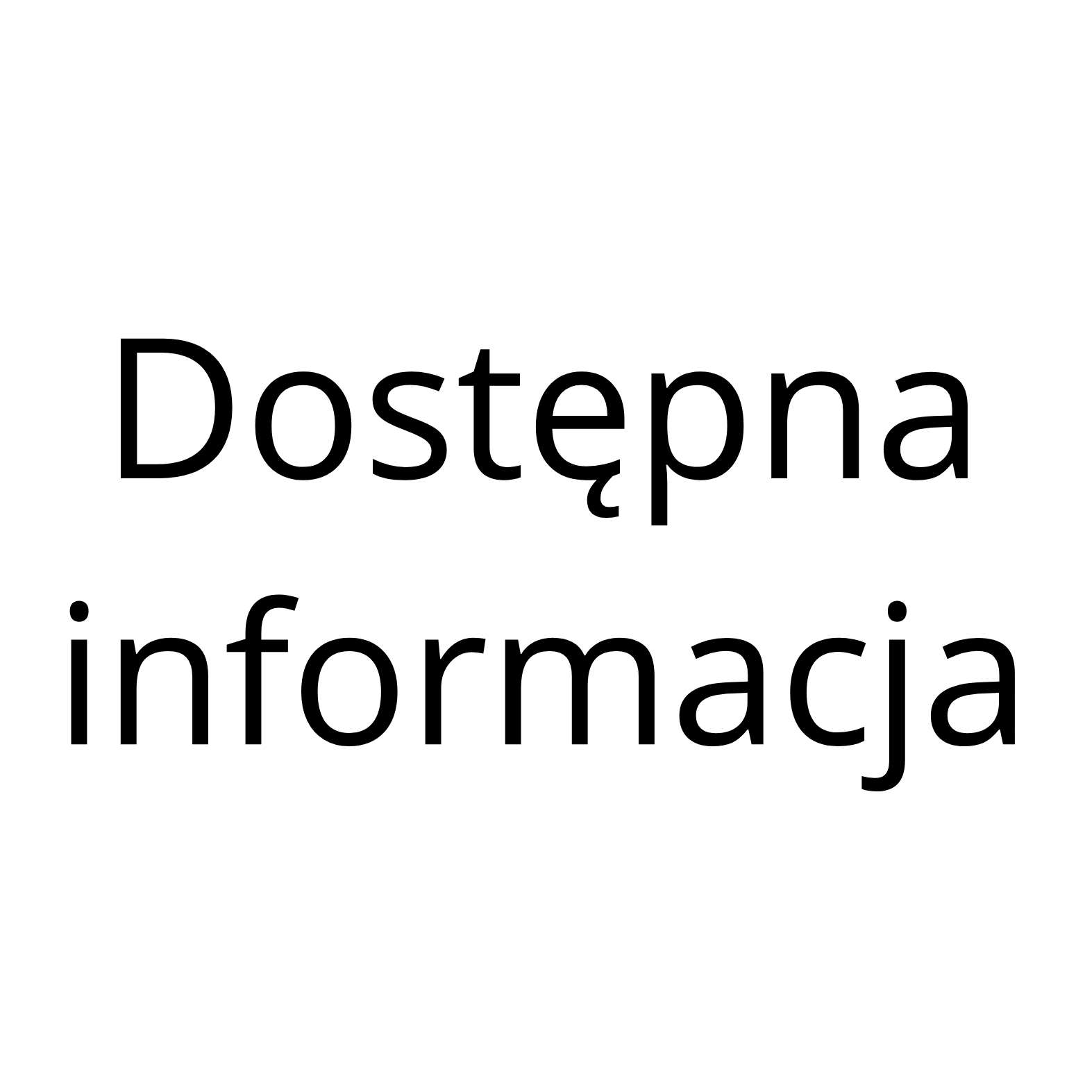 „Dostępna informacja”